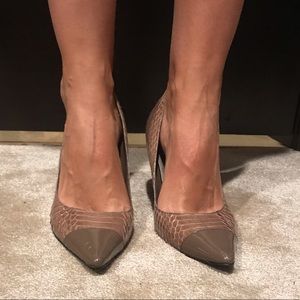 Ralph Lauren snakeskin pumps
